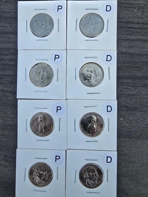 2026 P & D 250 semi quincentennial 8 quarter set Uncirculated