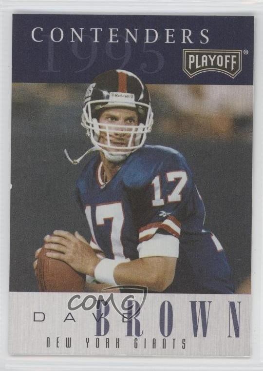 1995 Playoff Contenders Dave Brown #71 fm0