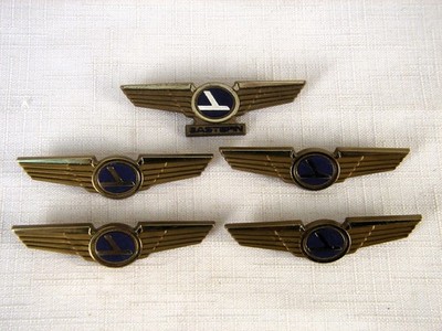 Vintage Eastern Airlines Junior Pilot Wings Pin Lot