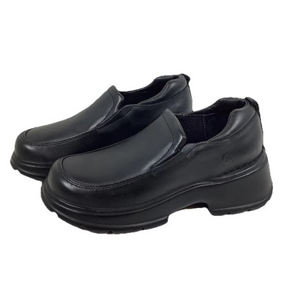 Rockport Kids Kool Skool Black Leather Shoes Size 2W NWB