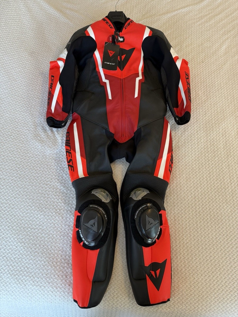 Dainese Misano 3 D-Air Perforated Leather Racing Motorcycle Suit