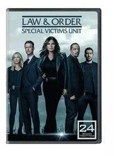 Law  Order Special Victims Unit Season 24 DVD NEW FREE SHIPPING
