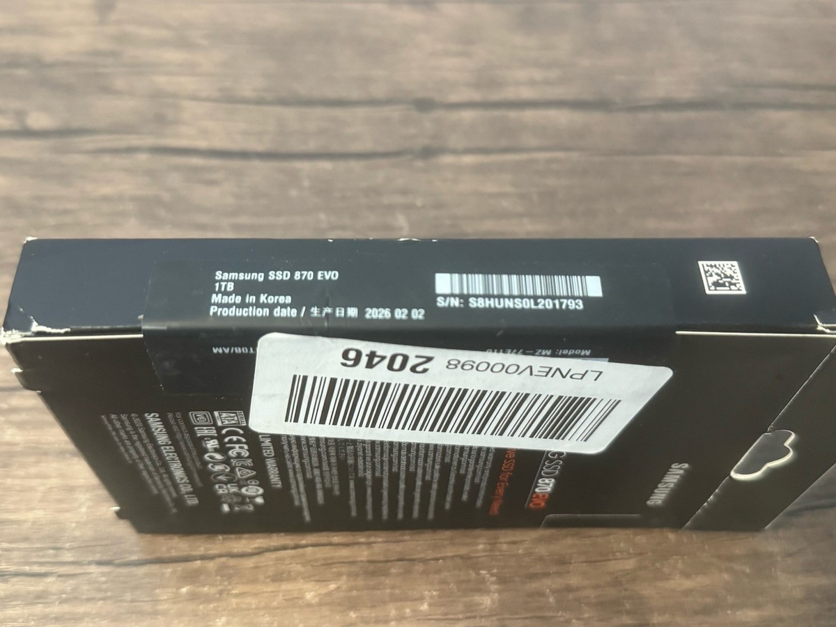 Samsung 870 EVO 1TB, 2.5 inch Internal SSD - ‎MZ-77E1T0B/AM for