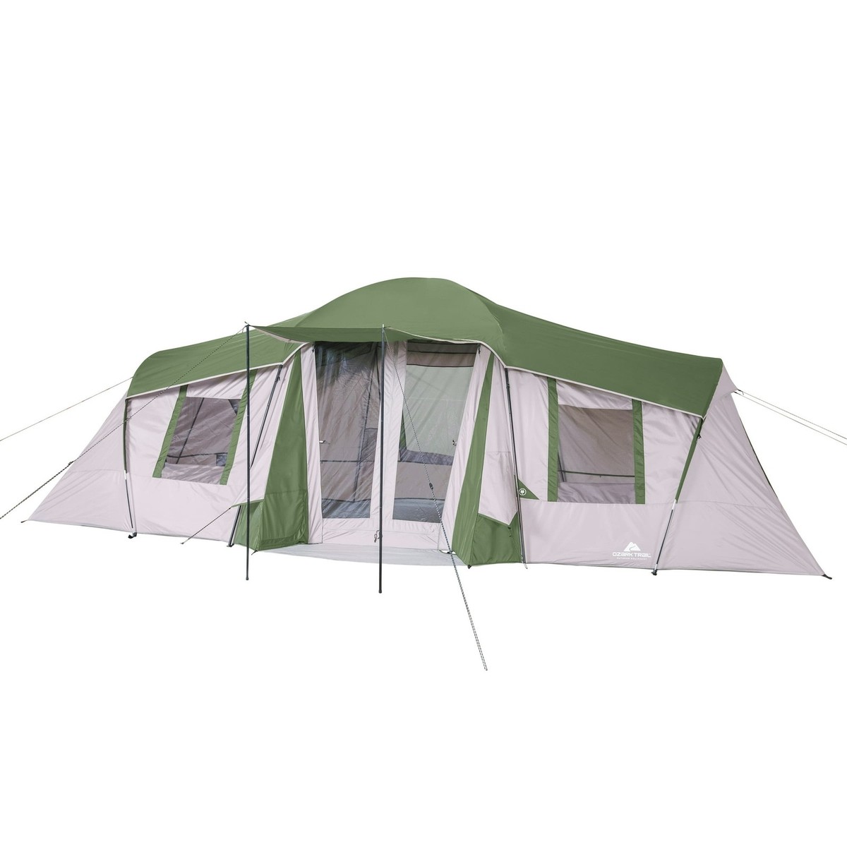Ozark Trail 10-Person 3-Room Vacation Tent, with Shade