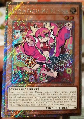 Yu-Gi-Oh!  1 × Live Zwilling Ki Sikil Platinum Secret Rare