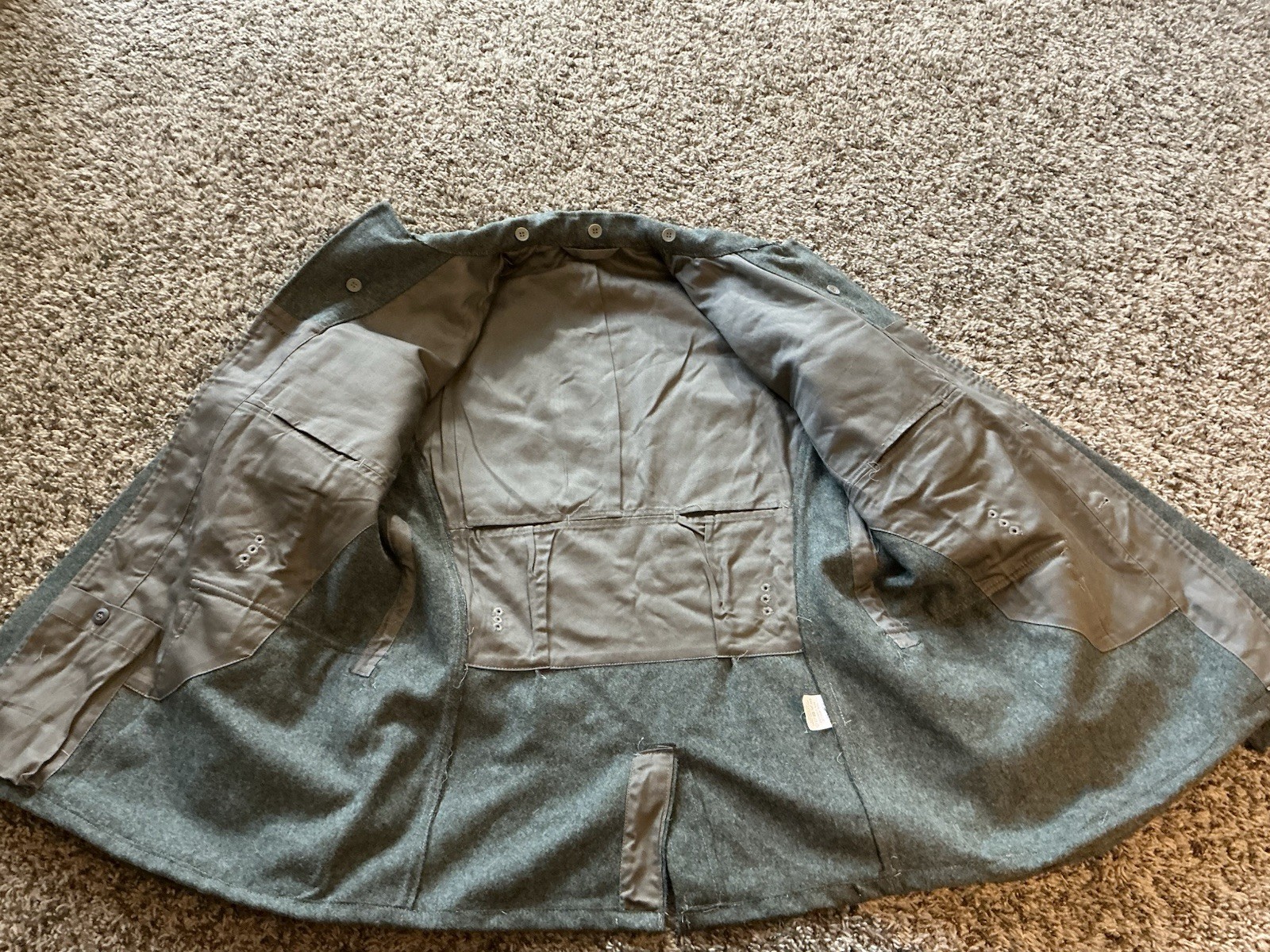 Mil-Tec Jacket Reproduction German Army Wool Size 50 (US Large) New With Tags