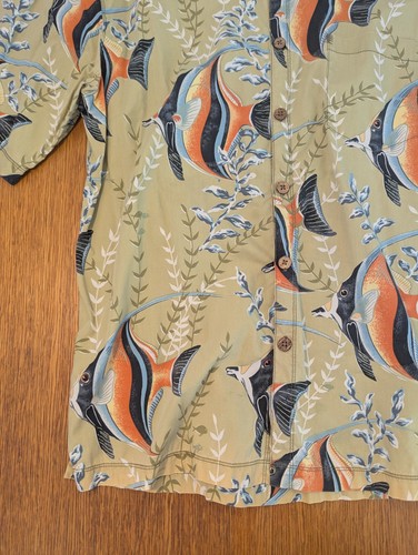Kahala 1936 Hawaiian Shirt Short Sleeve Mens Size Large Multicolor Fish Ocean - Picture 5 of 16