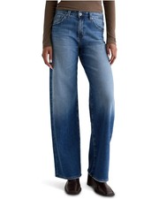AG Adria Low Rise Wide Leg Jeans MSRP 265