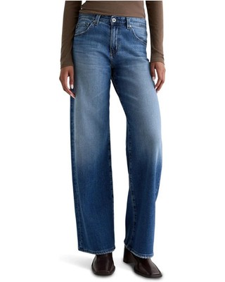 AG Adria Low Rise Wide Leg Jeans MSRP $265