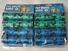 2 Lot Of Pet Waste Bags 320 Total Count Large Capacity For Big Dogs