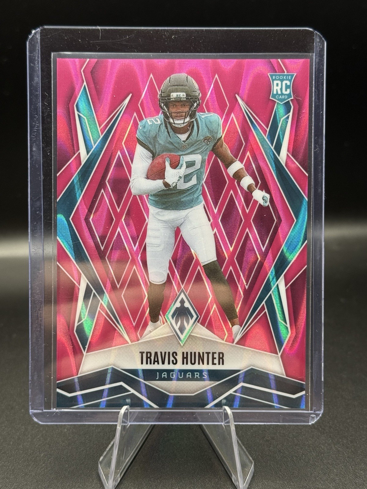 2025 Panini Phoenix Travis Hunter PINK SEISMIC ROOKIE  /75 (RC)  #157