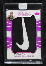 2024-25 Panini Flawless Vault Memorabilia 1/2 LaMarcus Aldridge #FVM-LMA 1fl4