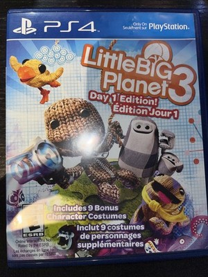 Little Big Planet 3 PS4 PlayStation 4 Game Day One 1 Edition LittleBigPlanet