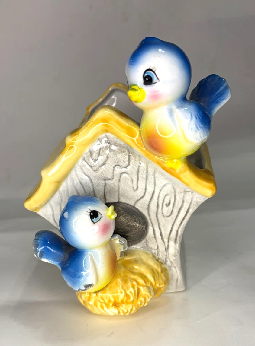 Blue Ceramic Collectible 1950-1959 Time Period Manufactured