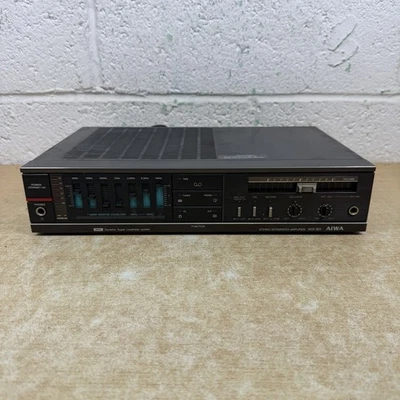 Aiwa MX-80 Stereo Integrated Amplifier 7 Band Equalizer Working READ DESC - Image 1 of 4