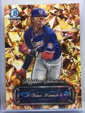 Victor Hurtado 2024 Bowman Chrome Sapphire Selections Gold 50 Ss-8 Nationals