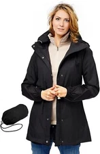 Victoper Waterproof Jackets Womens, Lightweight Windproof Portable Raicoats for