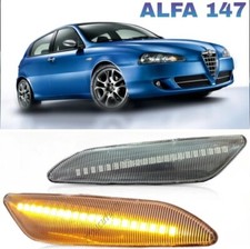 COPPIA FRECCE LATERALI LED DINAMICHE SPECIFICHE ALFA ROMEO 147 RESTYLING CANBUS