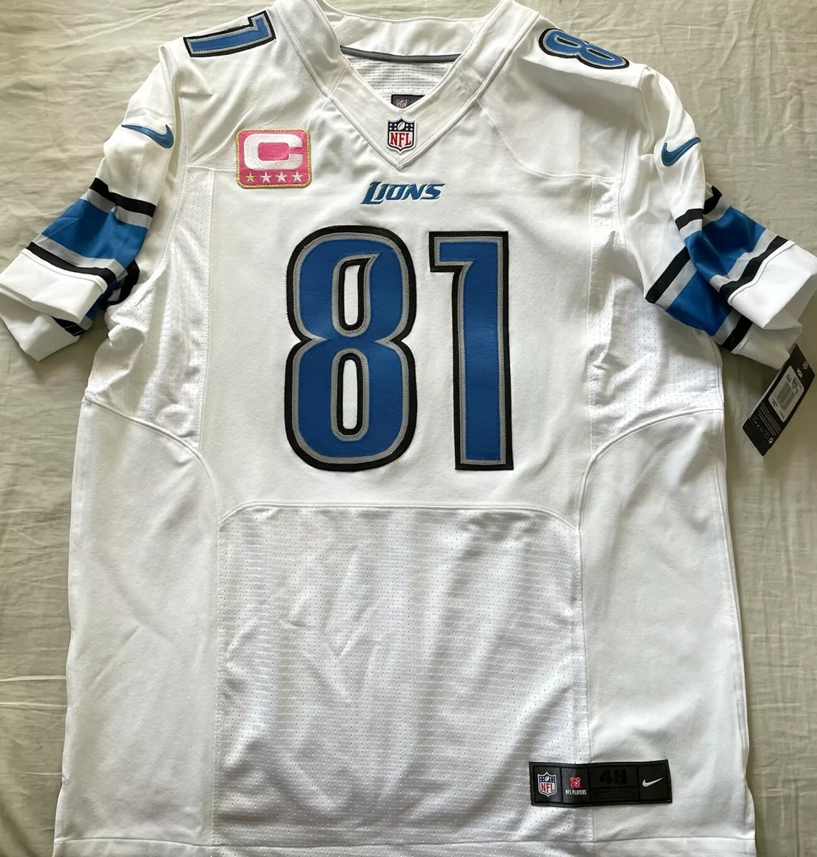 Calvin Johnson Detroit Lions Nike Infant Team Color Game Jersey - Light Blue