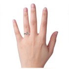 Capricorn Zodiac Sign Ring In Solid 14k White Gold — photo 4