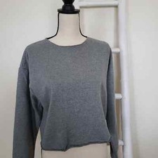 Wild Fable Cropped Grey Sweater Sz S