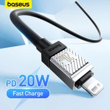 Baseus PD 20W PD Type C To iPhone Fast Charging Cable For iPhone 14 13 12 11 X 8