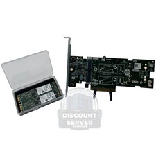 Dell BOSS Controller S1 PCIe 2x M.2 M7W47 7HYY4 w/ 2x 240 SSDs FH