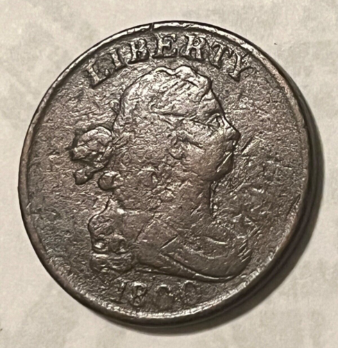 1800 Draped bust half cent , VG , better date - Picture 3 of 5