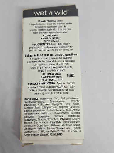 Wet N Wild PhotoFocus Eyeshadow Primer Longwear Base 851A Only A Matter Of Prime - Picture 3 of 3