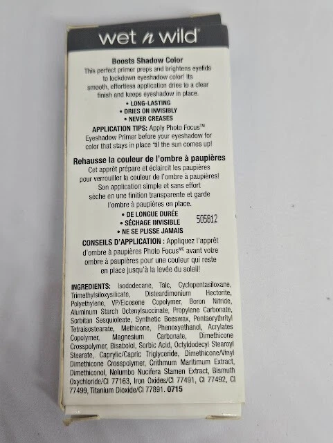 Wet N Wild PhotoFocus Eyeshadow Primer Longwear Base 851A Only A Matter Of Prime - Image 3 of 3