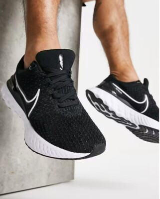 6 WOMEN'S NIKE REACT INFINITY RUN FLYKNIT 3 TB DQ7825-001 RUNNING SNEAKERS