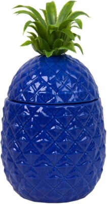 Talking Tables Blau Ananas Eiskübel mit Deckel - Premium Getränkewagen Accesso