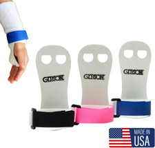 Gymnastics Grips for Beginner, Unisex Durable Leather Grip with Hook Loop Clo