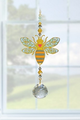 Bee Happy - Otoño Oro Cosas Salvajes Regalos Cristales y Sueños Atrapador del Sol Móvil - Imagen 2 de 3