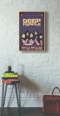DEEP PURPLE CONCERT POSTER QUALITY PHOTO PAPER/CANVAS R546 | eBay