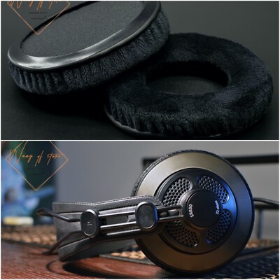 Thick Velour Velvet Ear Pads Cushion For Samson SR850 SR 850 Headphone