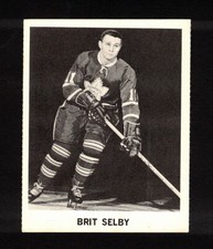 1965-66 BRIT SELBY Coca-Cola ROOKIE VG-EX Calder Trophy Star Coke Hockey Insert