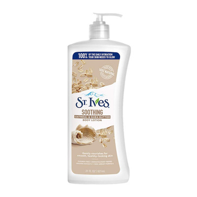 St. Ives Nourish and Soothe Body Lotion, Oatmeal and Shea Butter, 21 Oz