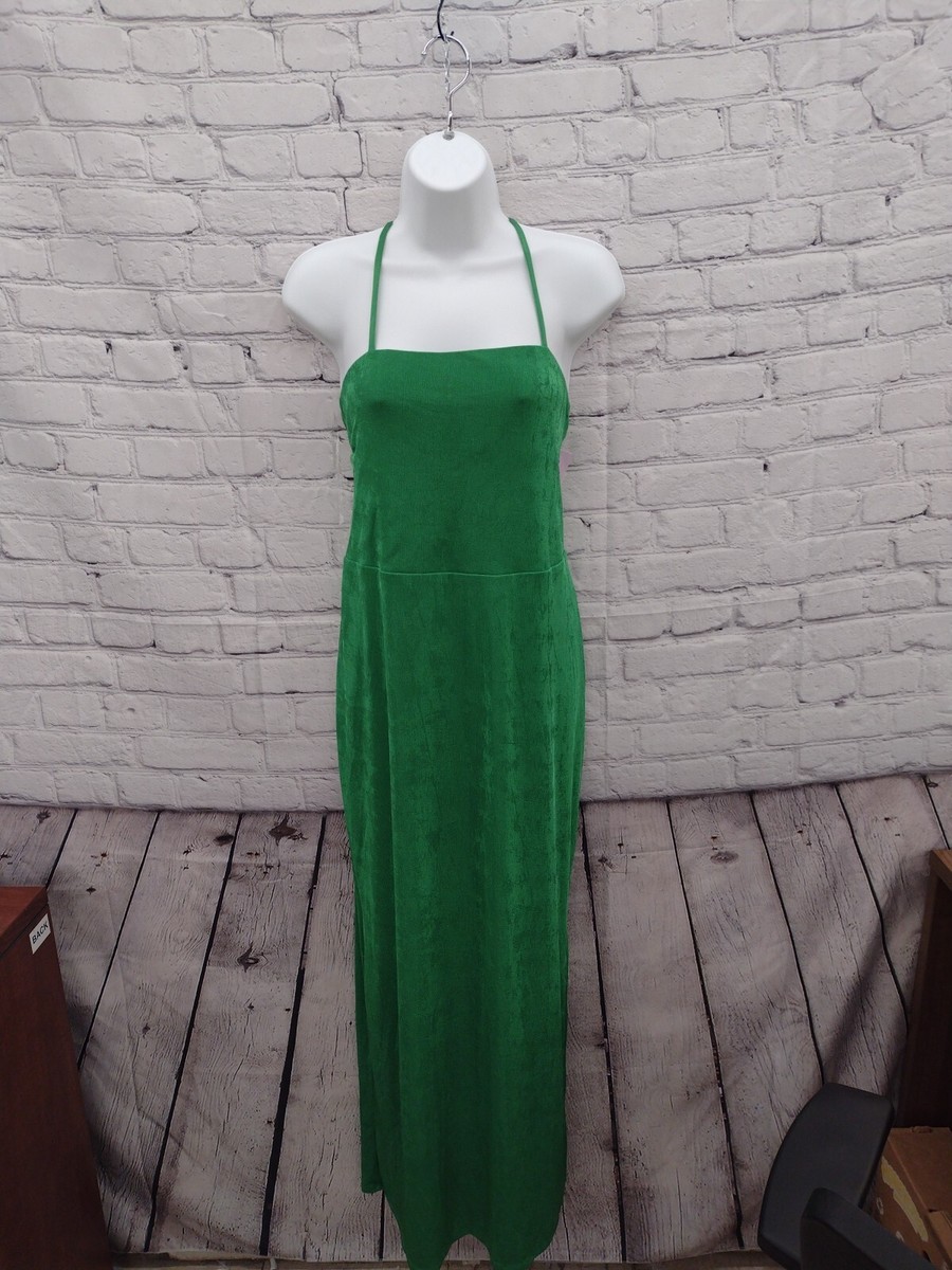 wild fable green dress Women's Flounce Tiered Maxi A-Line Dress