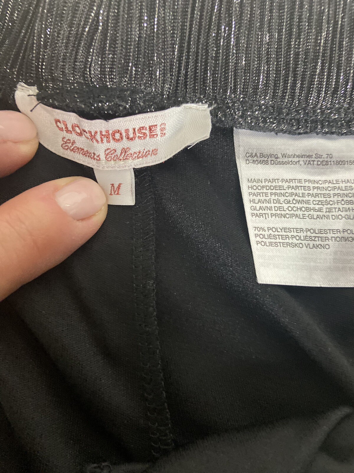 Clockhouse Elements Women's Lined shimmer Black s… - image 7