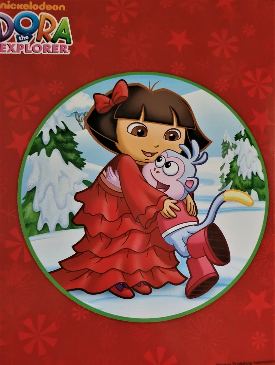 Dora Coloring Pages Christmas