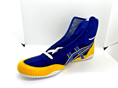ボクシングシューズ 黒/青/黄 スパンコール ボクシングシューズ 黒/青/黄 スパンコール ボクシングシューズ
