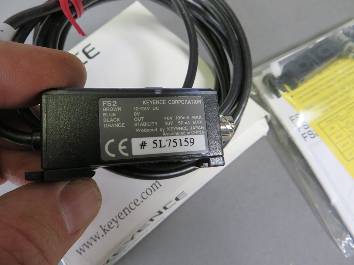 Capteur Fibre Optique KEYENCE FS2-60 – Fibre Unit – Neuf – Sans Marque
