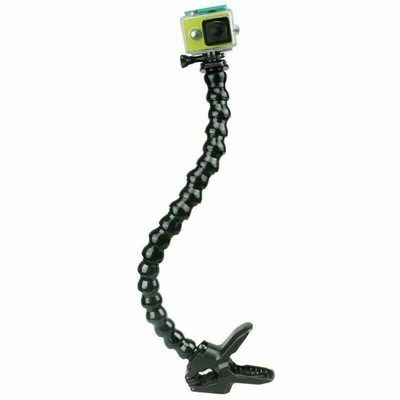 45cm Einstellbar Schwanenhals Neck + Klemm Halterung For GoPro Hero7/6/5