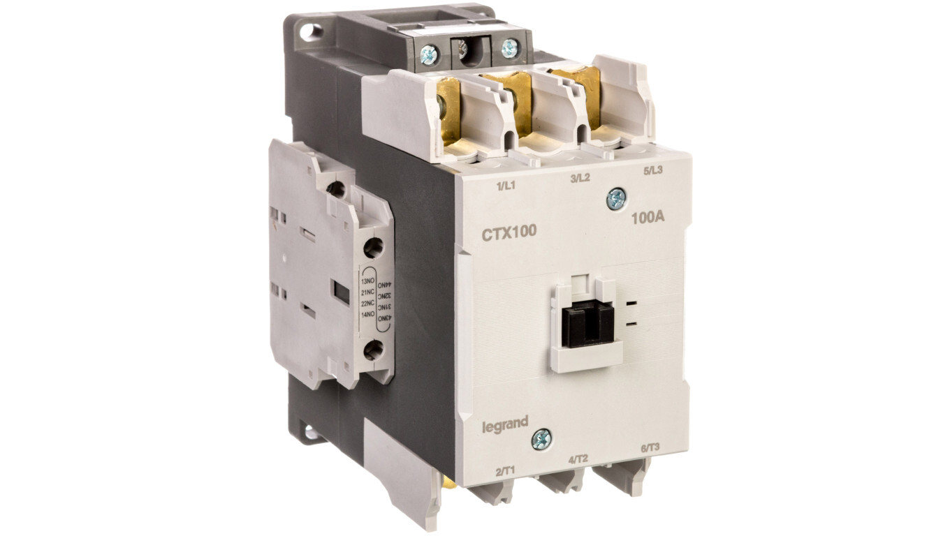 Power contactor 100A 3P 230V AC 2NO 2R CTX3 416226 /T2UK