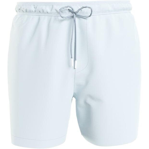 🌟 Calvin Klein Swimwear Tape Swim Shorts Logo Ice Blue Men’s S New Tags RRP£60 image 2