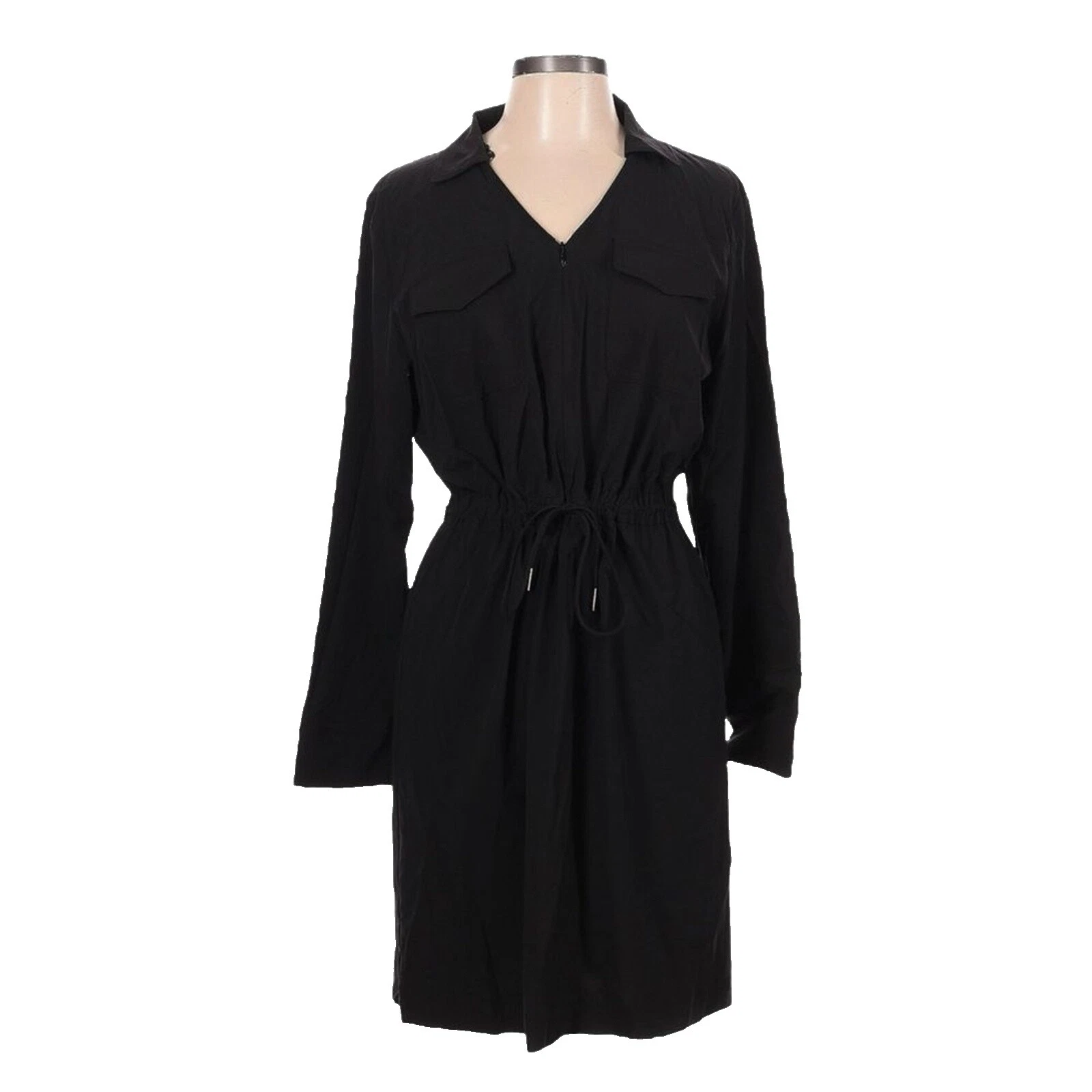 Calvin Klein Solid Shirt Dresses