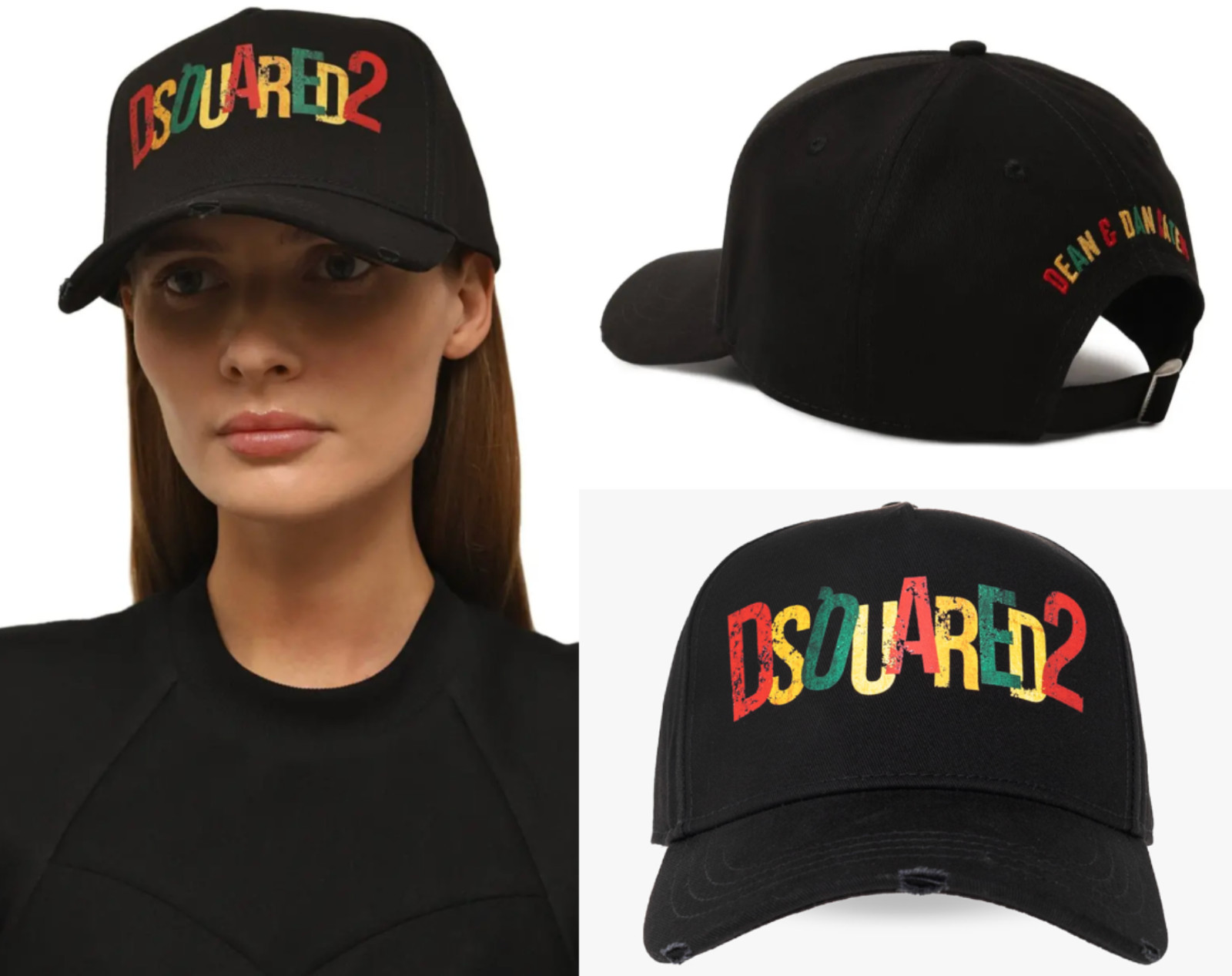 Dsquared2 Baseball Cap Icon Signature Logo Hat