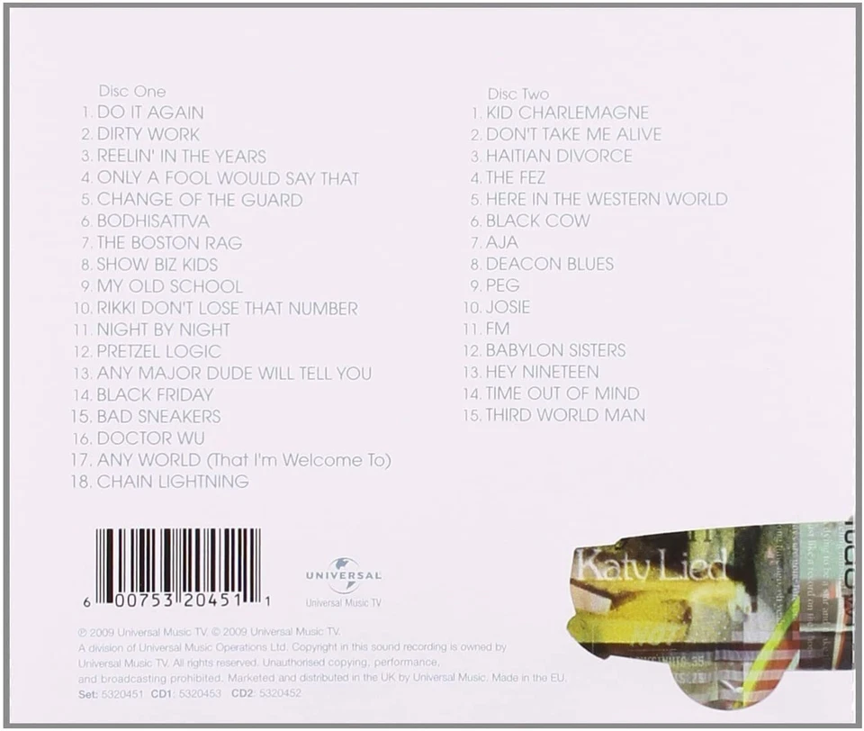 Steely Dan - The Very Best Of - NEW 2 x CD Set (sealed) - Image 2 of 2