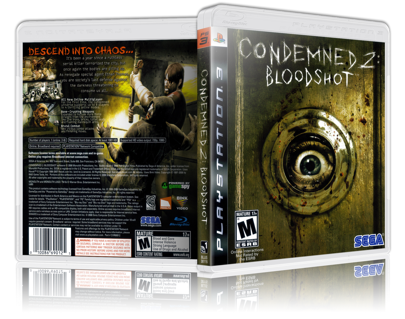 Usado: Jogo Condemned 2: Bloodshot - Xbox 360 no Shoptime